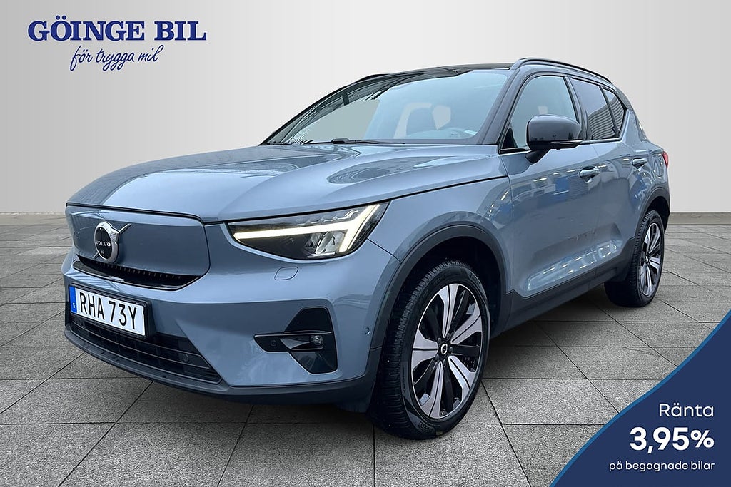 Volvo XC40 Recharge Ultimate 360/ Pano/ H/K/ Navi/ Värmepump