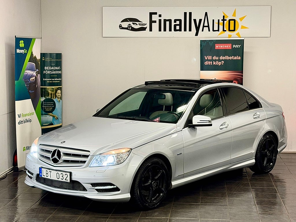 Mercedes-Benz C 180 CGI BlueEFFICIENCY  AMG Line. Ny-Besiktad & Ny-Serv