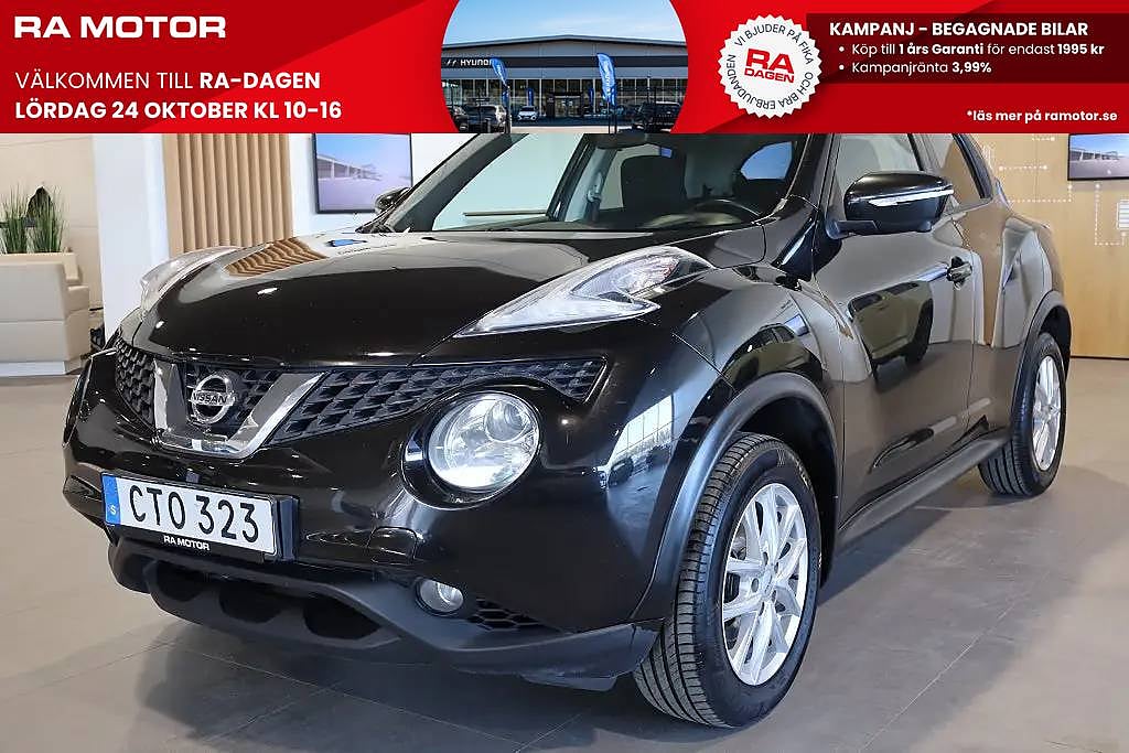 Nissan Juke 1.2 DIG-T 115hk Navi 360° Kamera Blåtand Dragkrok 2014