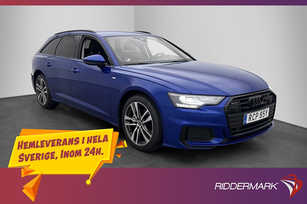 Audi A6 40 TDI Q 204hk S-Line Värmare Kamera Navi Dragkrok
