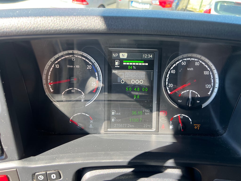 Scania R490 8x4*4 Tridem Kranväxlare, Palfinger 27002 Kran