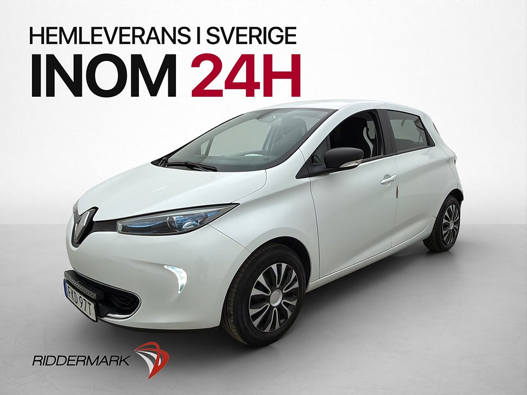 Renault Zoe R90 41 kWh 92hk FRIKÖPT BATTERI Navi Sensorer