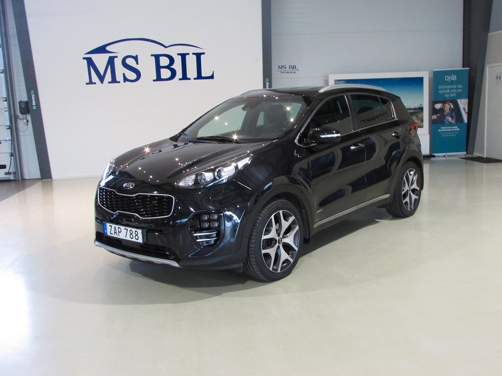 Kia Sportage 2.0 CRDi AWD GT-Line Euro 6 Navi Drag Skinn Kamera 