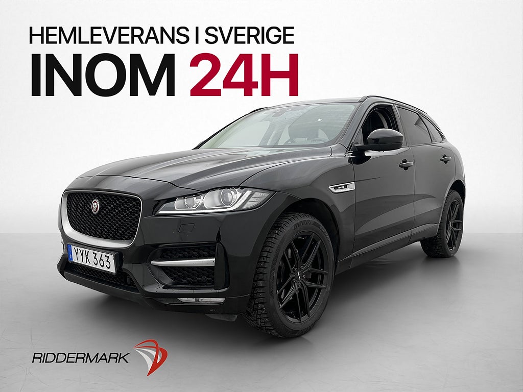 Jaguar F-Pace 2.0d AWD 180hk R-Sport Navi B-Kamera M-Värmare