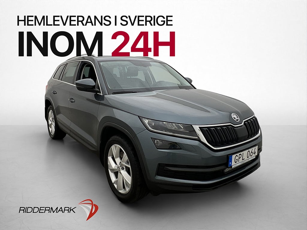 Skoda Kodiaq TDI 4x4 190hk Businessline 7-Sits Canton D-Värm