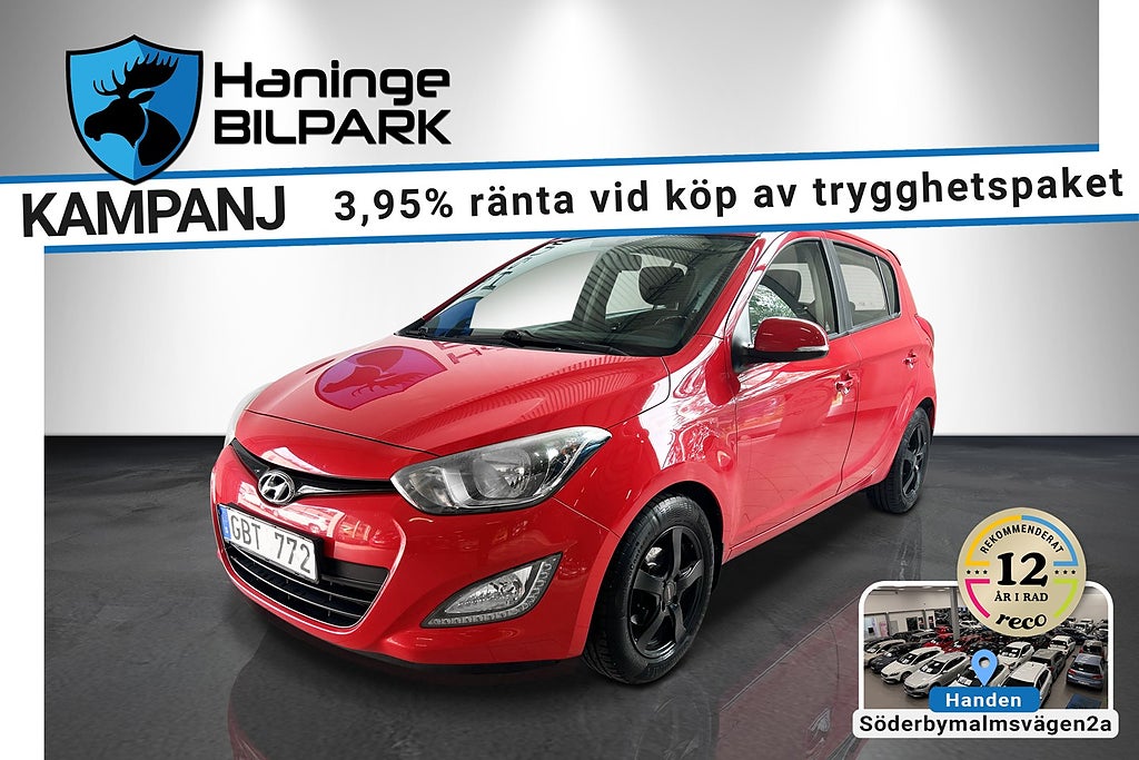 Hyundai i20 5-dörrar 1.2 Premium/ SUPERDEAL 3,95%