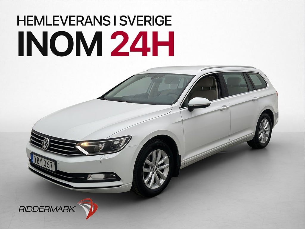 Volkswagen Passat 2.0 TDI 150hk Kamera CarPlay Dragkrok