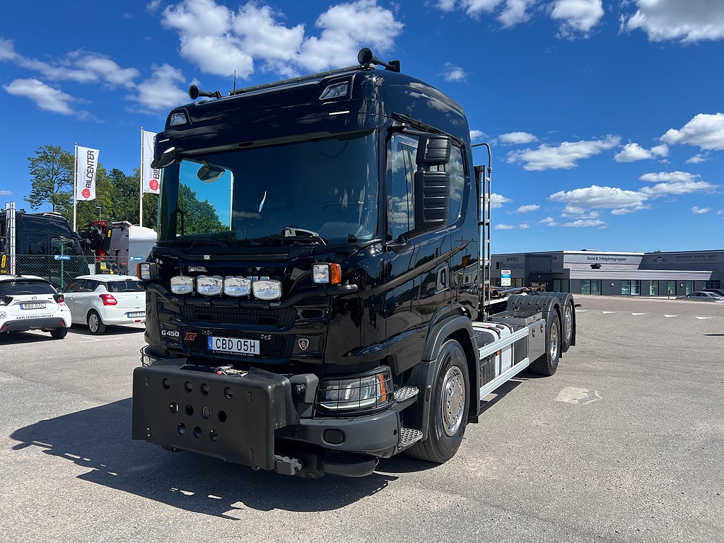 Scania G450 6x2*4 XT Lastväxlare, Fullt Plogutrustad