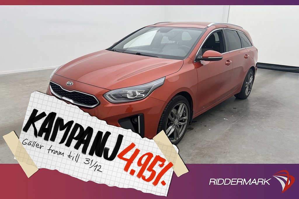 Kia Cee´d SW 1.4 T-GDI GT-Line Kamera Rattvärme 4,95% Ränta