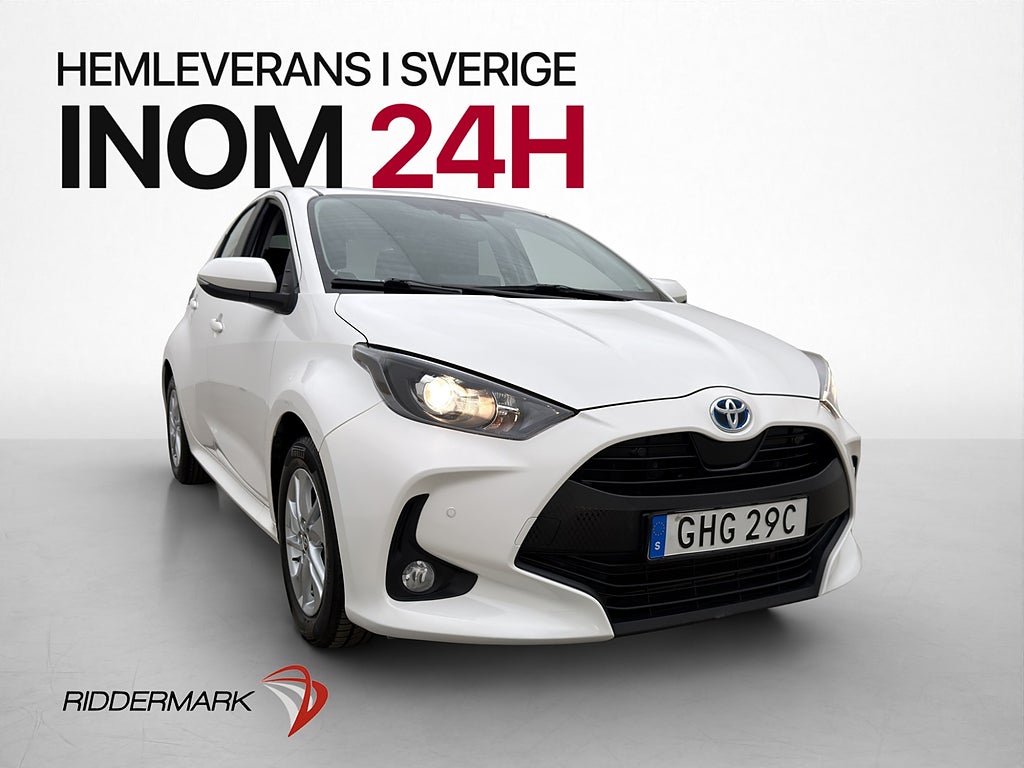 Toyota Yaris Hybrid CVT 116hk Active Kamera Rattvärme MOMS