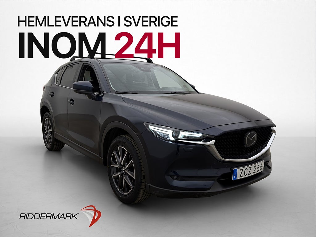 Mazda CX-5 2.5 AWD 194hk Optimum Bose Kamera HuD Skinn Drag