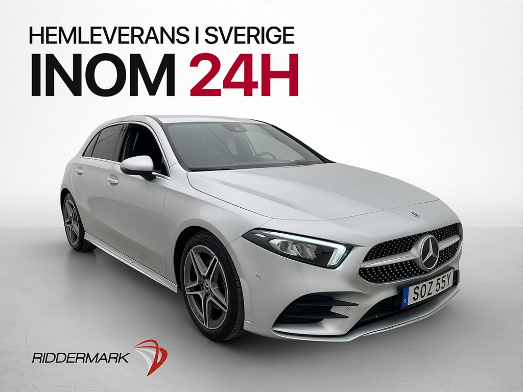 Mercedes-Benz A200 163hk AMG Line Widescreen Kamera Navi