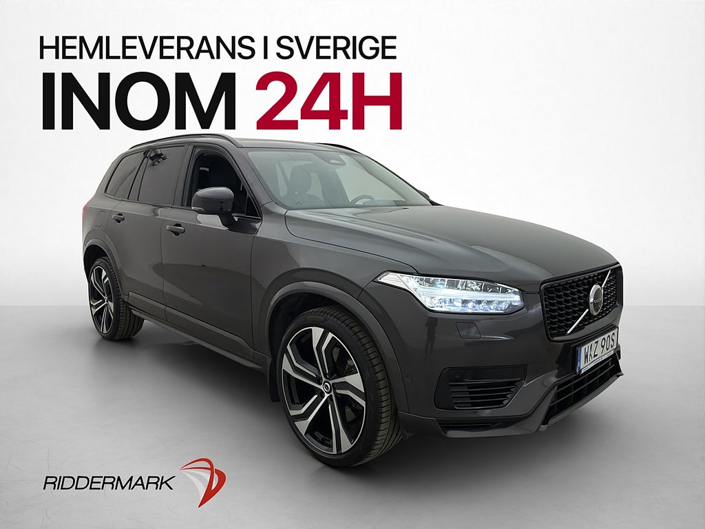 Volvo XC90 Recharge T8 AWD Ultimate Dark 7-Sits Pano B&W HuD