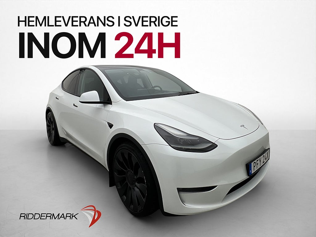 Tesla Model Y Performance AWD Drag Autopilot En-Brukare MOMS