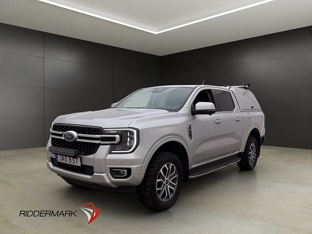 Ford ranger Limited e-4WD Värm Cockpit Kåpa B&O CARPLAY Moms