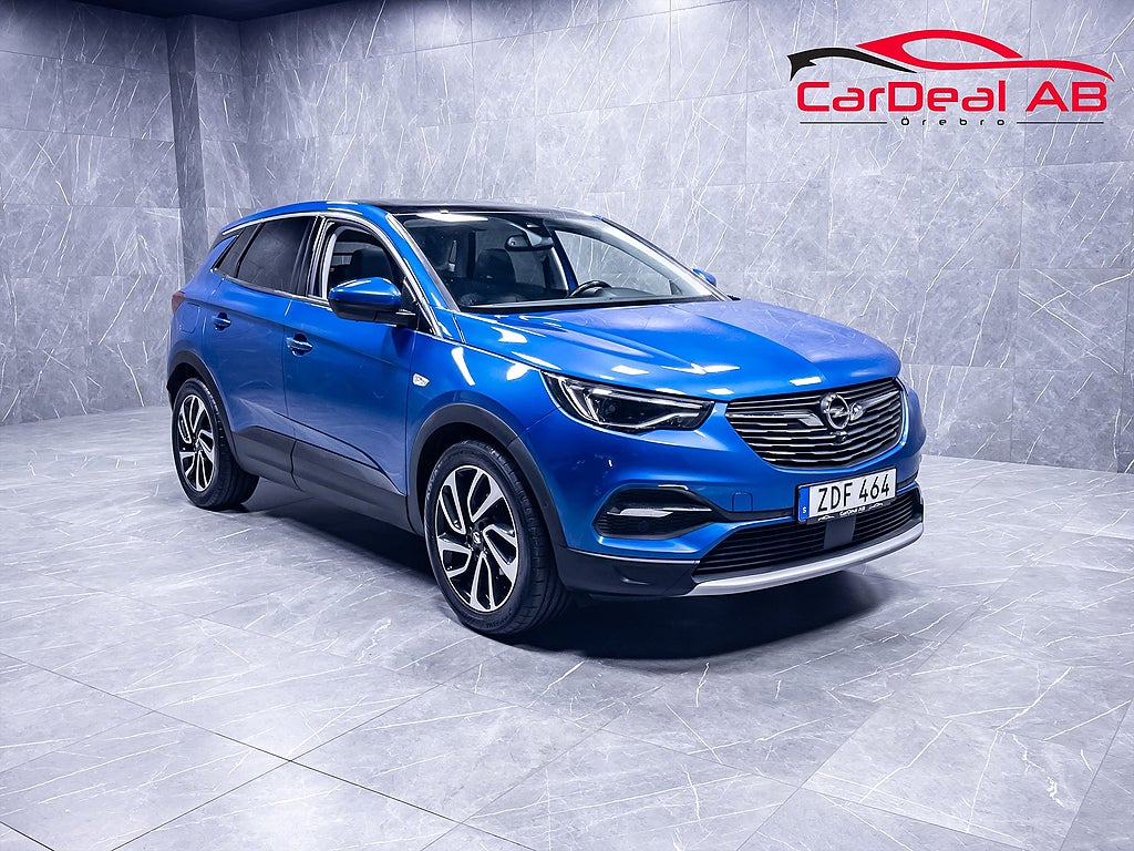 Opel Grandland X 1.2 Turbo 130hk Pano Skinn Kamera CarPlay Ventilerade