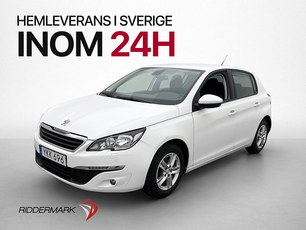Peugeot 308 120hk Active P-Sensorer Bluetooth Sätesvärme