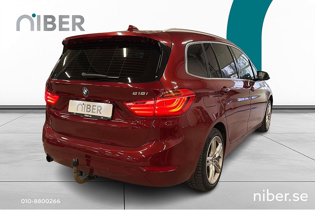 BMW 218 218I Gran Tourer, 7-sits, Kamera, Drag