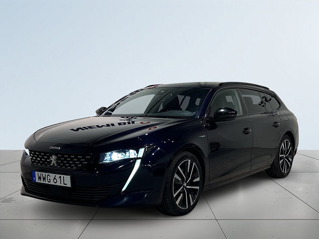 Peugeot 508 SW Hybrid GT Premium Drag 360° GPS Carplay S/V-hjul