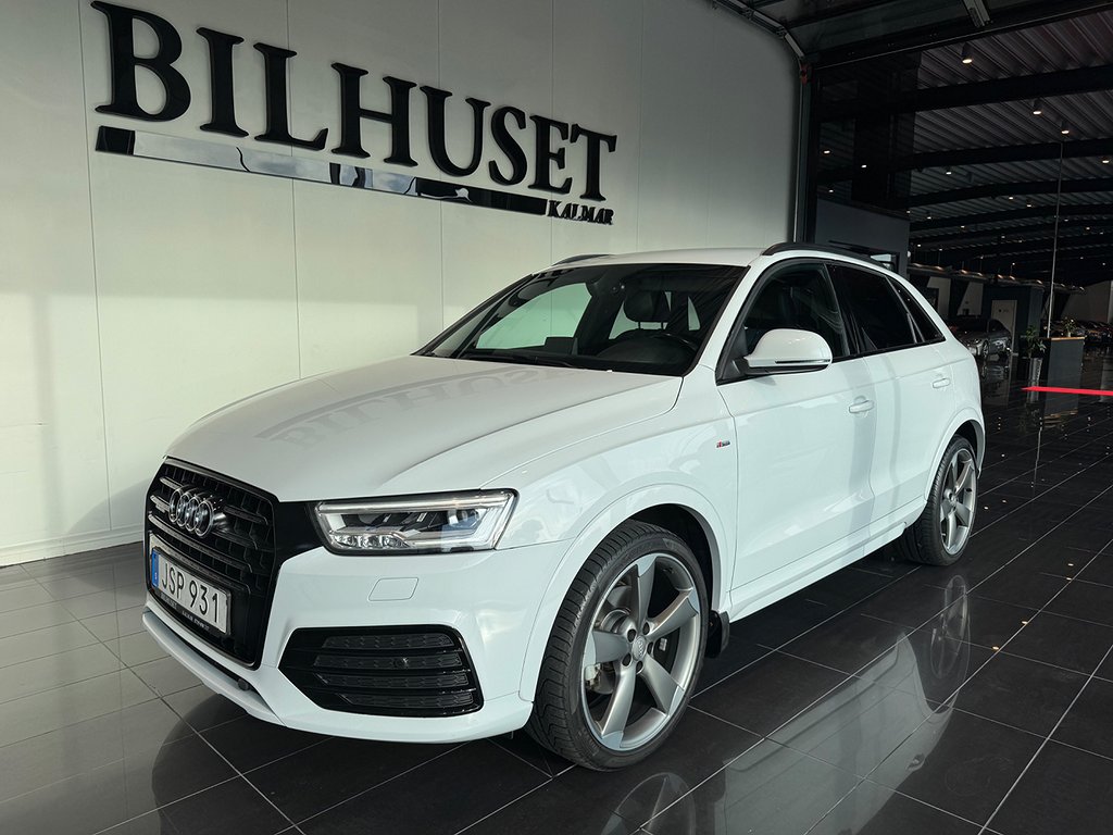 Audi Q3 2.0 TDI quattro S-line 1 Ägare 184Hk