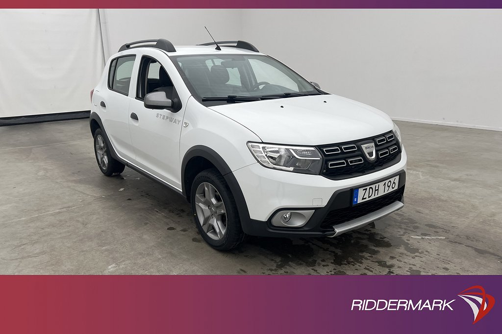 Dacia Sandero Stepway 0.9 TCe 90hk Navi Sensorer Farthållare