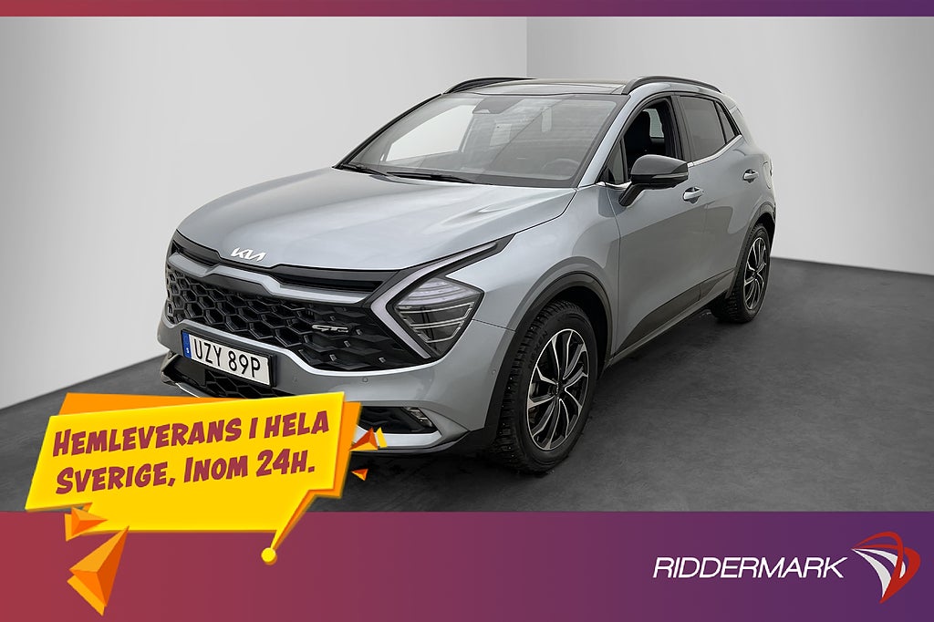 Kia Sportage PHEV AWD GT-Line Pano Drag H/K 360° Skinn Navi