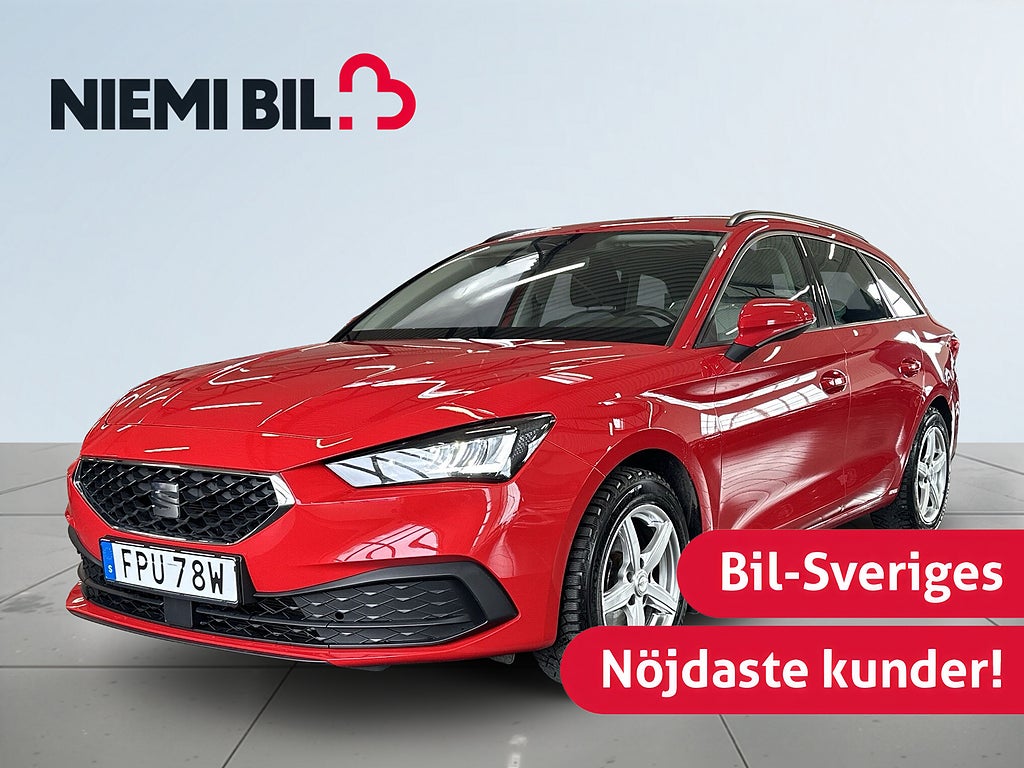 Seat Leon ST 1.5 eTSI Style S&V-hjul/Cockpit/Carplay/Drag/M&K-värm