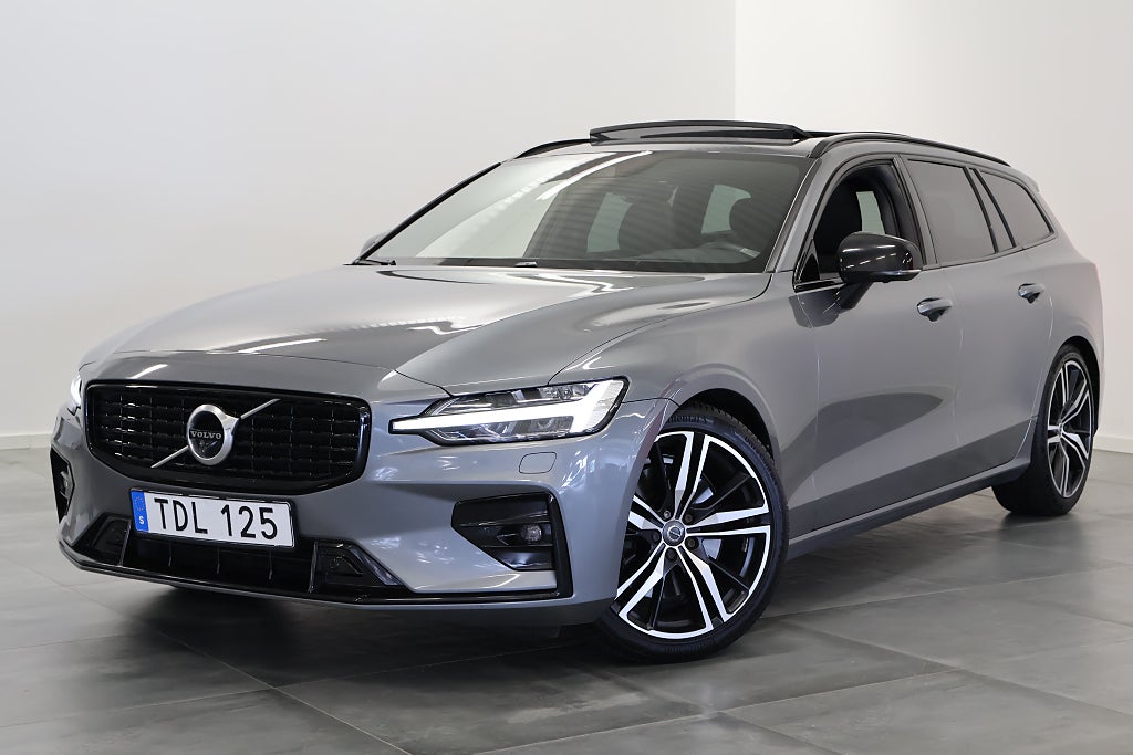 Volvo V60 T5 Polestar R-Design H/K Pano V-Hjul Drag Minne 253Hk