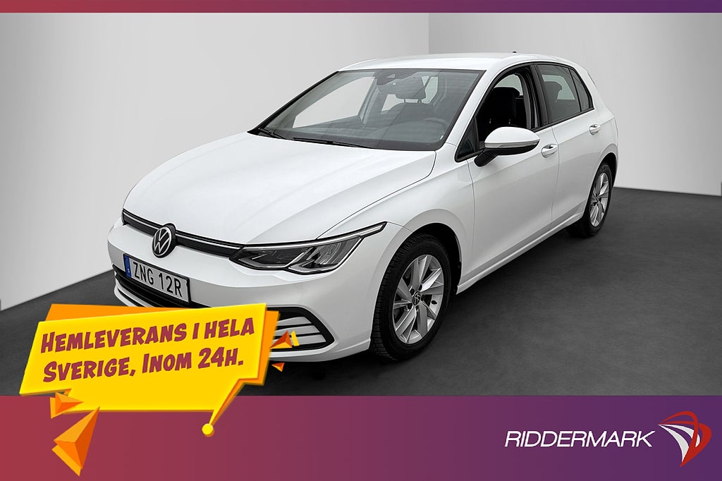 Volkswagen Golf 1.5 eTSI Sensorer CarPlay Ambient Rattvärme