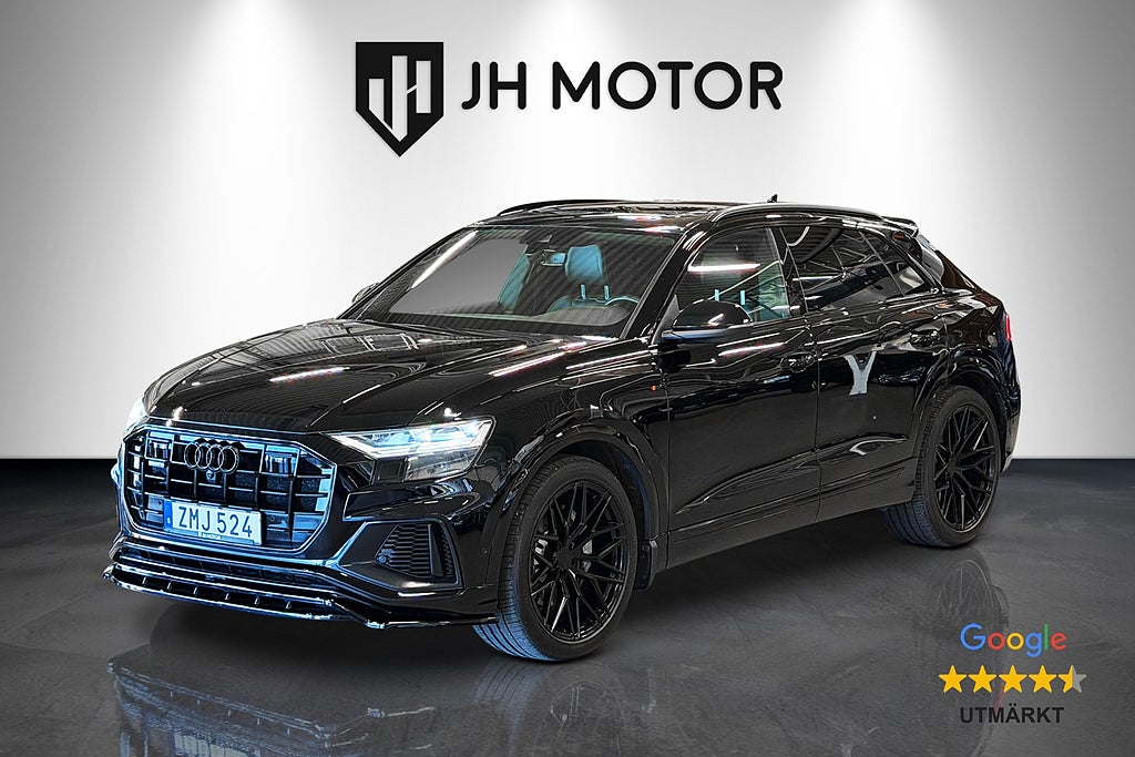 Audi Q8 50 TDI Quattro S Line 286hk DVÄRM/Pano/B&O/MAXTON/22”