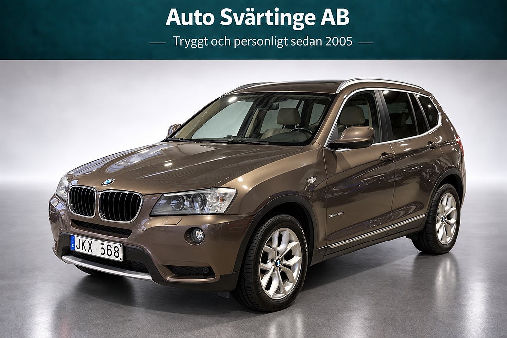 BMW X3 xDrive20d Steptronic Euro 5 (HUD, Navi, HiFi, Pano)