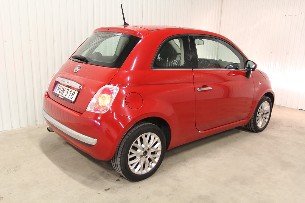Fiat 500 1.2 8V Lounge-paket Panorama, AC