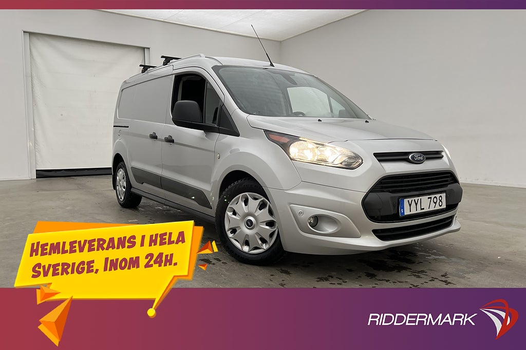 Ford Transit Connect LWB Värm Drag Kamera V-inr Moms 1-Ägare