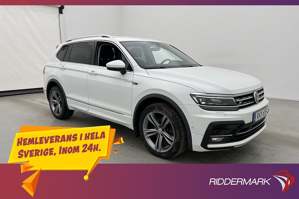 Volkswagen Tiguan Allspace TDI 190hk 4M 7-Sits Kamera Drag