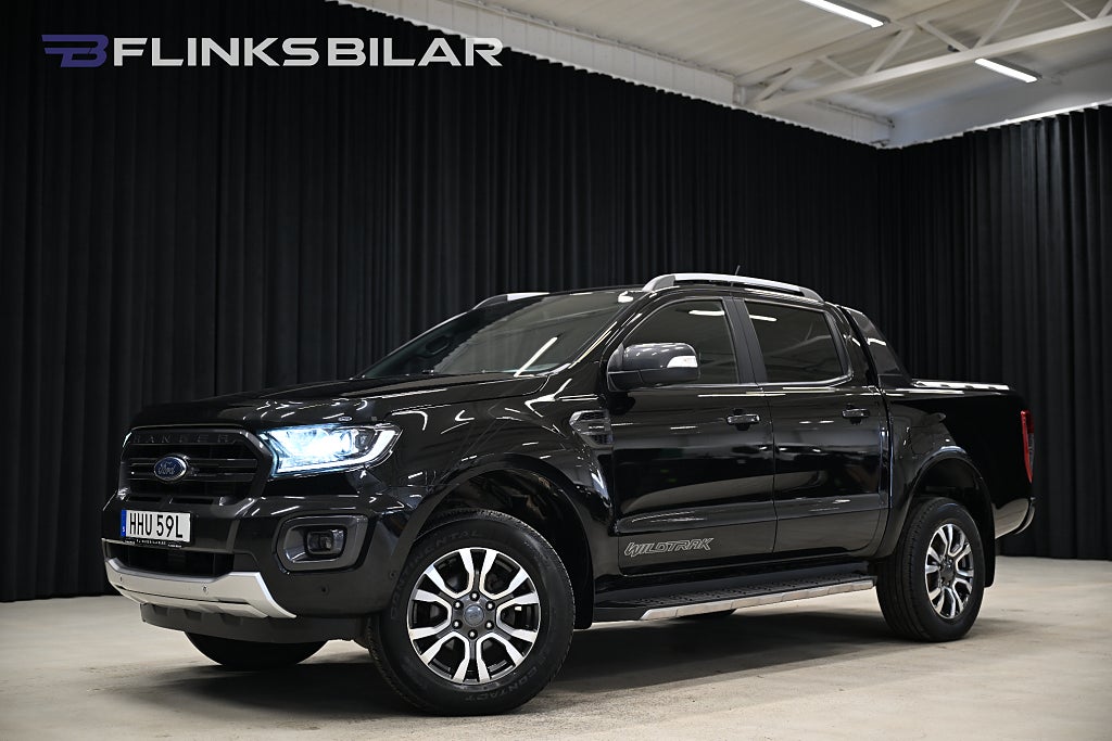 Ford ranger 213HK Automat|Wildtrack|Rolltop|Drag|Värmare|Moms|SeUtr