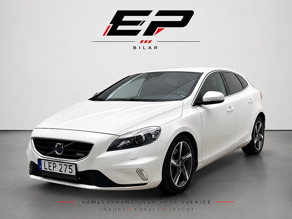 Volvo V40 D2 Geartronic|R-Design|Värmare|Kamrembytt|P-Sensorer