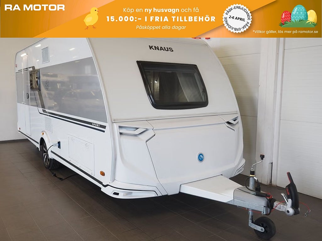 Knaus Sport 500 QDK Design Paket I Golvvärme 2024