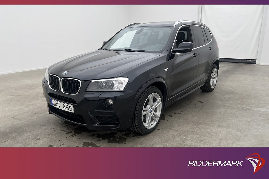 BMW X3 xDrive20d 184hk M Sport HiFi Pano Sensorer Navi