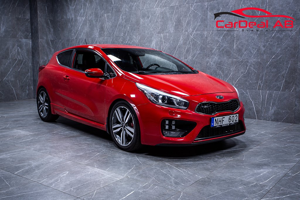 Kia pro_cee'd GT 1.6 GDI Manuell, 204hk, 2014