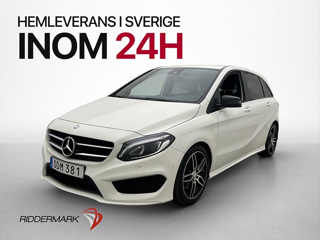 Mercedes-Benz B 250 211hk AMG Sport Halvskinn Backkamera