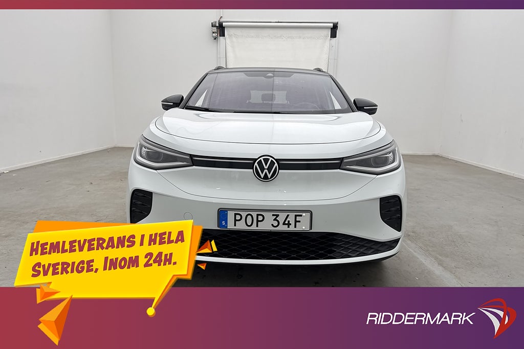 Volkswagen ID.4 GTX 299hk Värmare CarPlay Rattvärme MOMS