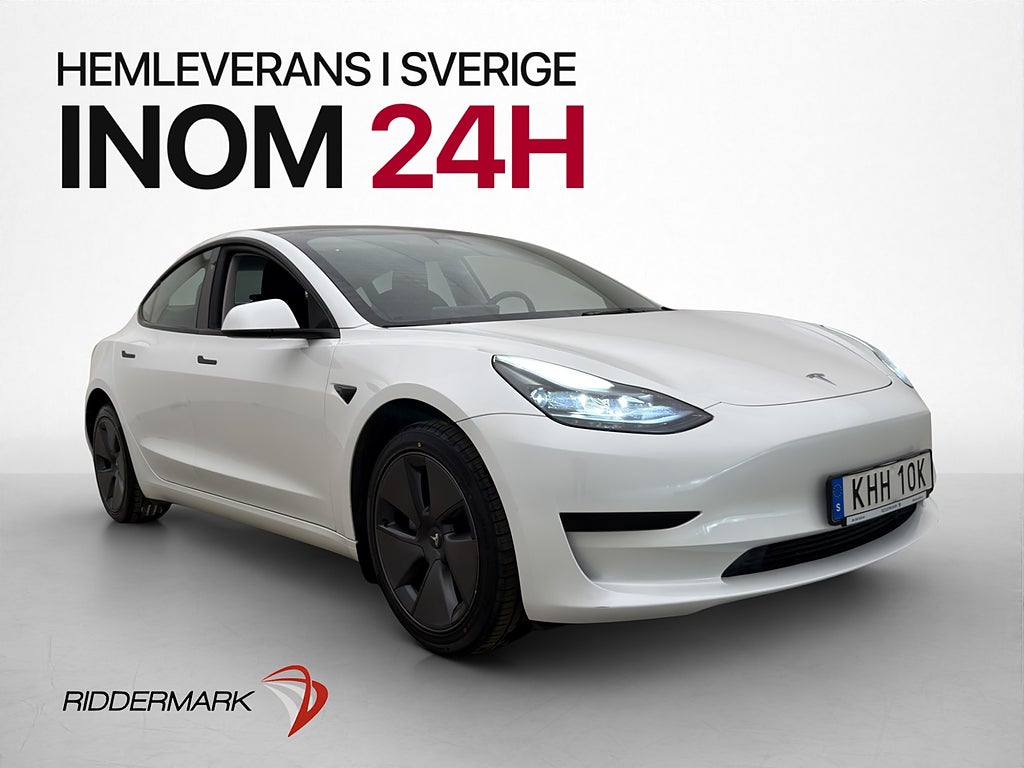 Tesla Model 3 Standard Range Autopilot Svensksåld En-Brukare