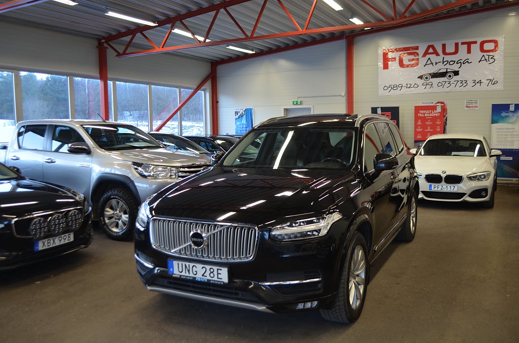 Volvo XC90 D5 AWD 235 hk Inscription 7-sits VOC Pano Navi Euro 6