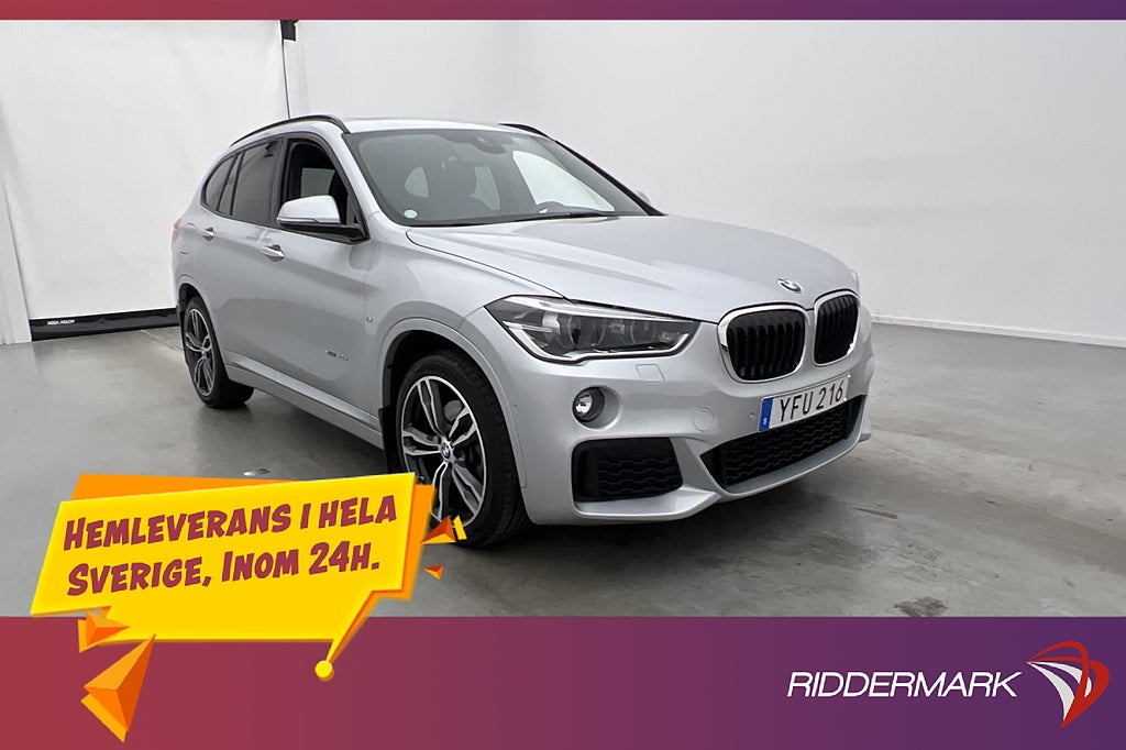BMW X1 XDrive20d 190hk M Sport H/K Pano Backamera Drag