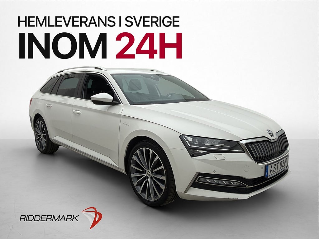 Skoda Superb iV TSI 218hk L&K Värm Cockpit Canton Drag MOMS