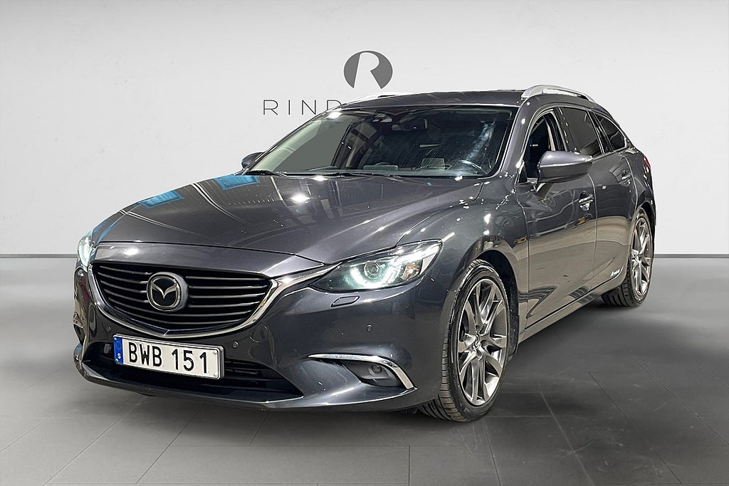 Mazda 6 Wagon 2.2 SKYACTIV-D 175 HK AUT AWD BOSE DRAG NAVI PDC