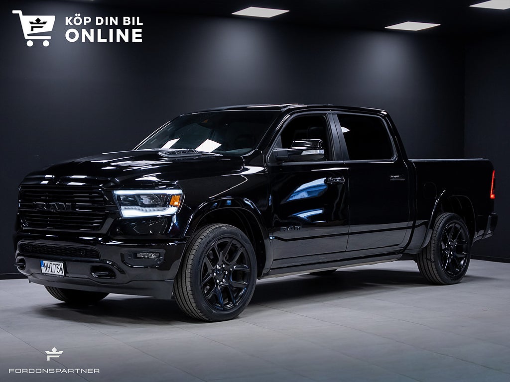 Dodge RAM 1500 Crew Cab 5,7 V8 LARAMIE NIGHT LUFT PANO LEASEBAR 