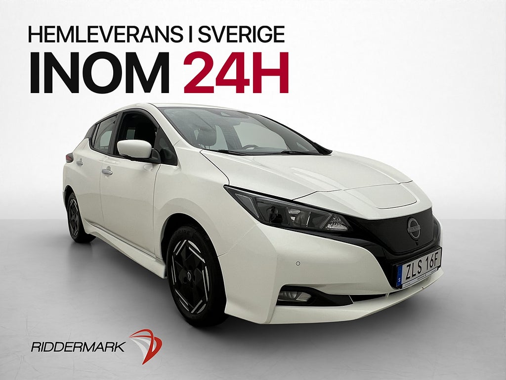 Nissan Leaf 150hk 360° Kamera Adaptiv-Fart BSW CarPlay MOMS