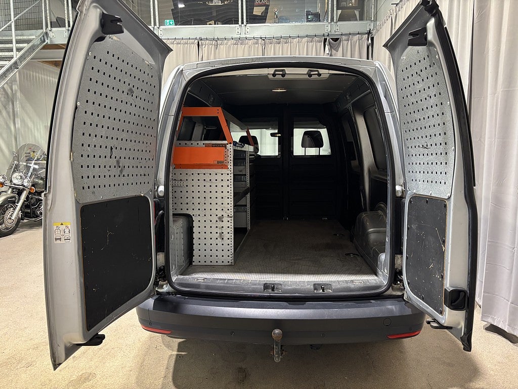 Volkswagen Caddy Maxi Van 2.0 TDI BlueMotion Drag Värmare Verkstadsinredning
