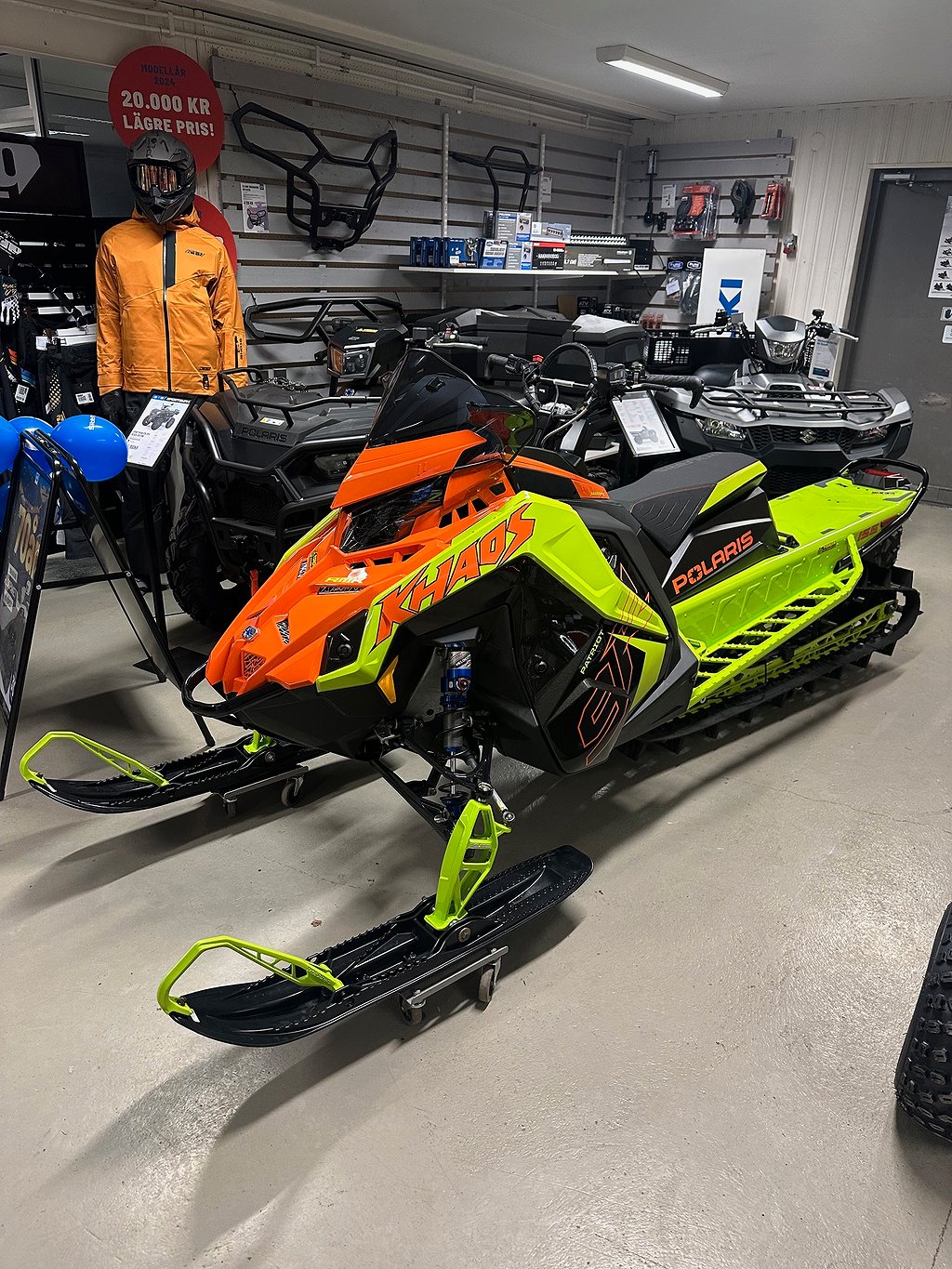 Polaris Rmk Khaos 9r 155" (Ny, Elstart) 